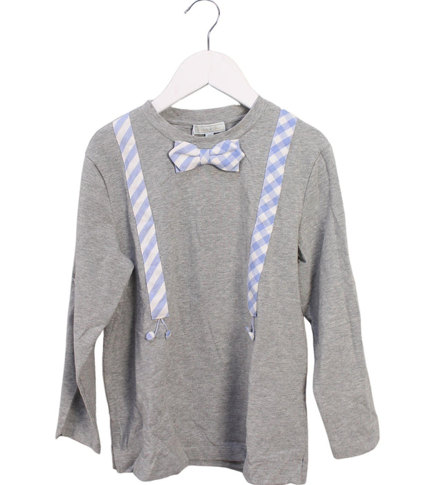 A Grey Long Sleeve Tops from Nicholas & Bears in size 6T for boy. (Front View)