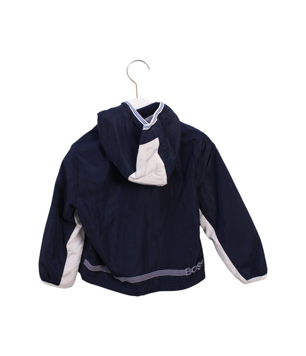 A Navy Lightweight Jackets from Boss in size 3T for boy. (Back View)