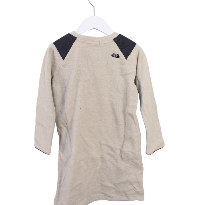 A Beige Sweater Dresses from The North Face in size 4T for girl. (Back View)