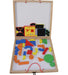 A Multicolour Lego & Building Blocks from Djeco in size 4T for neutral. (Back View)