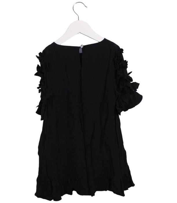 A Black Long Sleeve Dresses from Sonia Rykiel in size 4T for girl. (Back View)