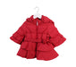 A Red Coats from Nicholas & Bears in size 6-12M for girl. (Front View)