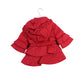 A Red Coats from Nicholas & Bears in size 6-12M for girl. (Back View)