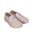 A Pink Slip Ons from Dior in size 5T for girl. (Front View)