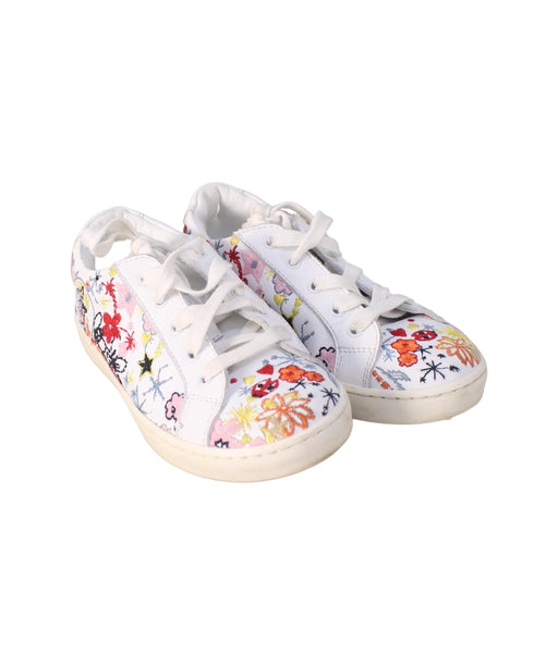 A White Sneakers from Dior in size 5T for girl. (Front View)