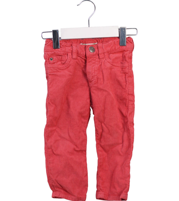 A Red Casual Pants from Bonpoint in size 12-18M for boy. (Front View)