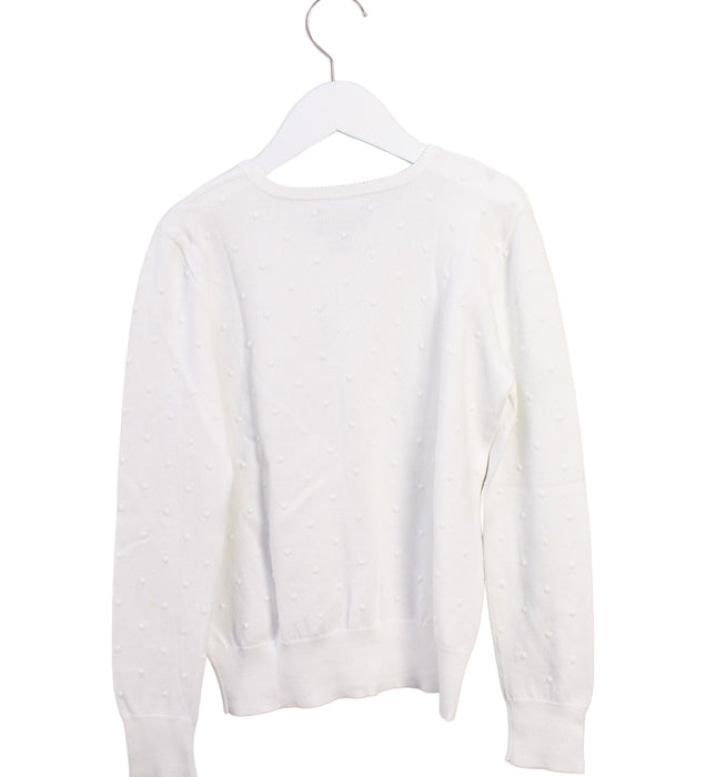 A White Cardigans from Polo Ralph Lauren in size 8Y for girl. (Back View)