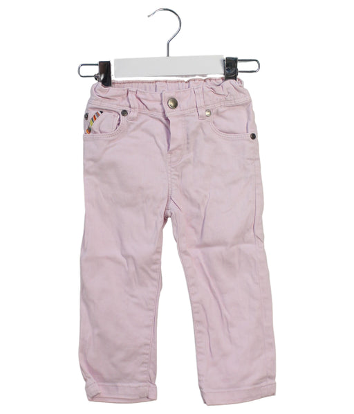 A Pink Casual Pants from Paul Smith in size 12-18M for girl. (Front View)