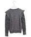 A Grey Knit Sweaters from Bonpoint in size 10Y for girl. (Back View)
