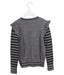 A Grey Knit Sweaters from Bonpoint in size 10Y for girl. (Back View)