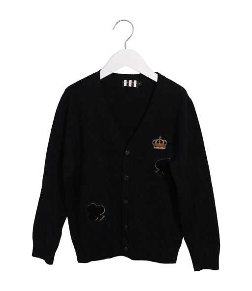 A Black Cardigans from I Pinco Pallino in size 8Y for boy. (Front View)