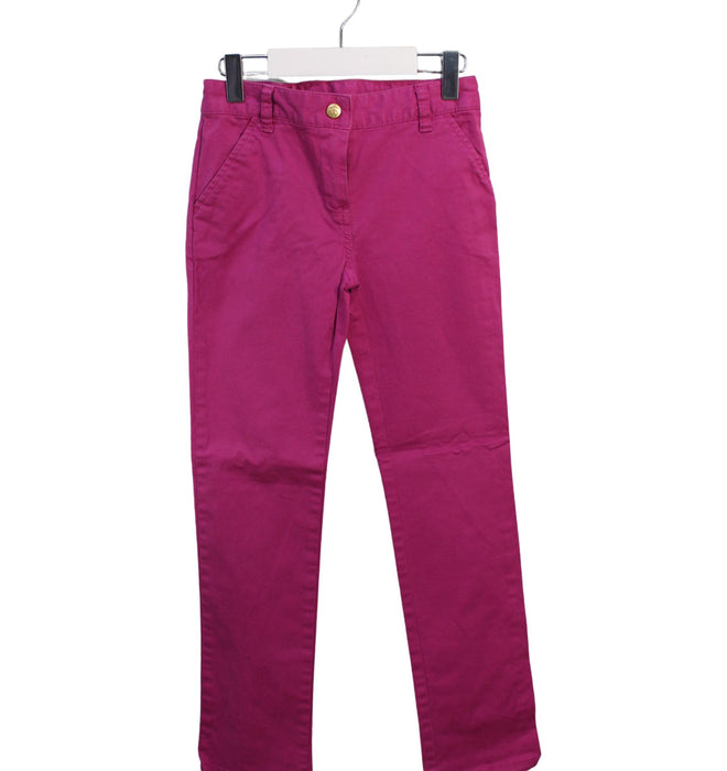 A Pink Casual Pants from Brooks Brothers in size 8Y for girl. (Front View)