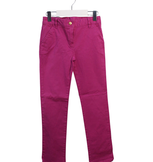 A Pink Casual Pants from Brooks Brothers in size 8Y for girl. (Front View)