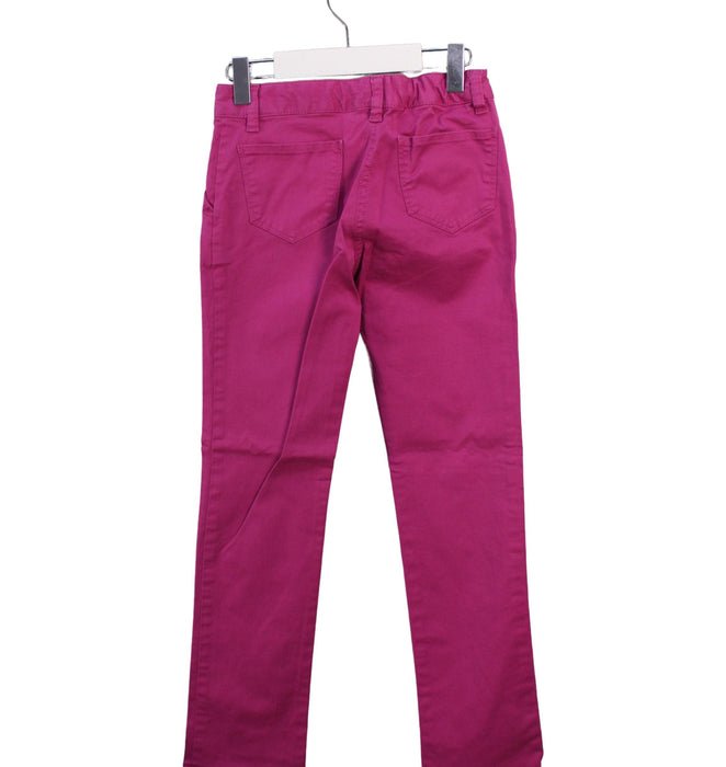 A Pink Casual Pants from Brooks Brothers in size 8Y for girl. (Back View)