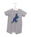 A Grey Short Sleeve Rompers from Paul Smith in size 0-3M for boy. (Front View)