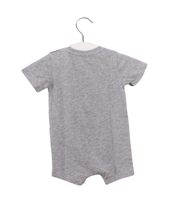 A Grey Short Sleeve Rompers from Paul Smith in size 0-3M for boy. (Back View)