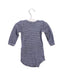 A Navy Long Sleeve Bodysuits from Petit Bateau in size 3-6M for boy. (Back View)