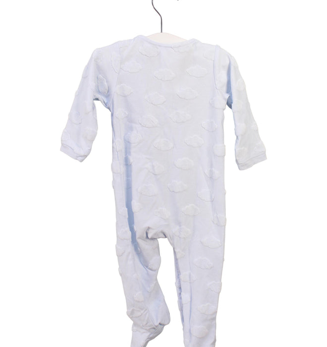 A Blue Long Sleeve Jumpsuits from Jacadi in size 6-12M for boy. (Back View)
