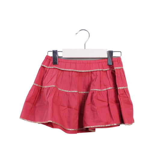 A Pink Short Skirts from Velveteen in size 3T for girl. (Front View)