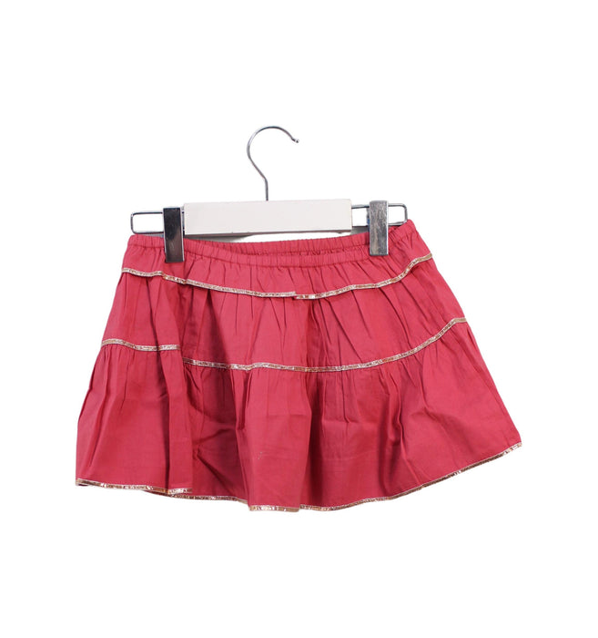 A Pink Short Skirts from Velveteen in size 3T for girl. (Back View)