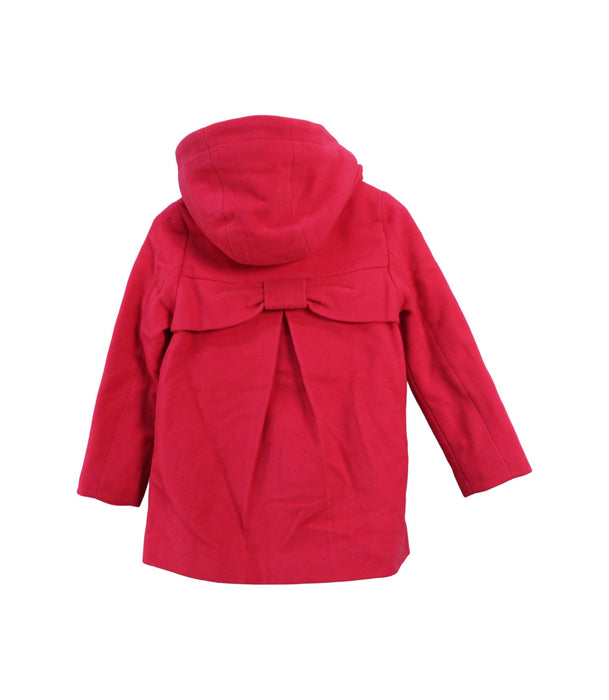 A Pink Coats from Jacadi in size 6T for girl. (Back View)