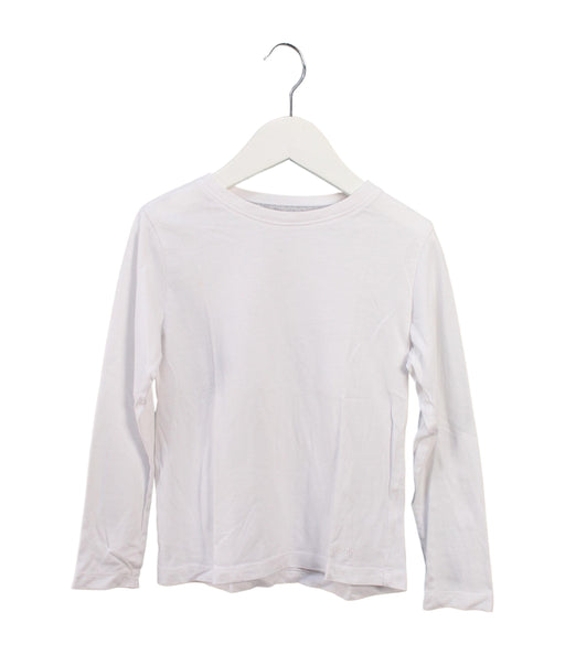 A White Long Sleeve Tops from DPAM in size 5T for girl. (Front View)