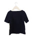 A Navy Short Sleeve Tops from Petit Bateau in size 8Y for girl. (Back View)