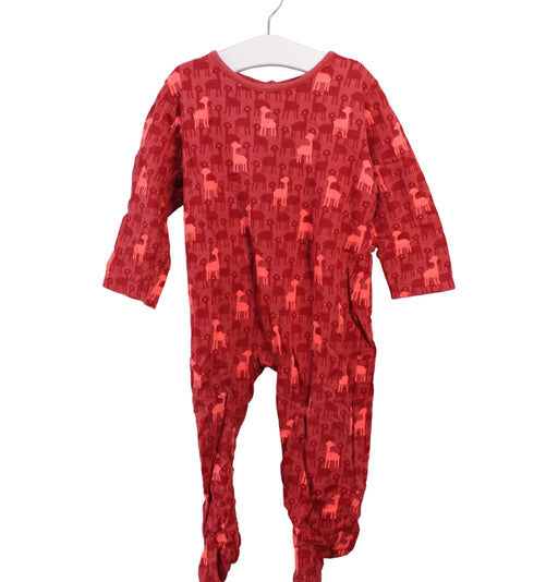 A Red Onesies from DPAM in size 18-24M for boy. (Front View)