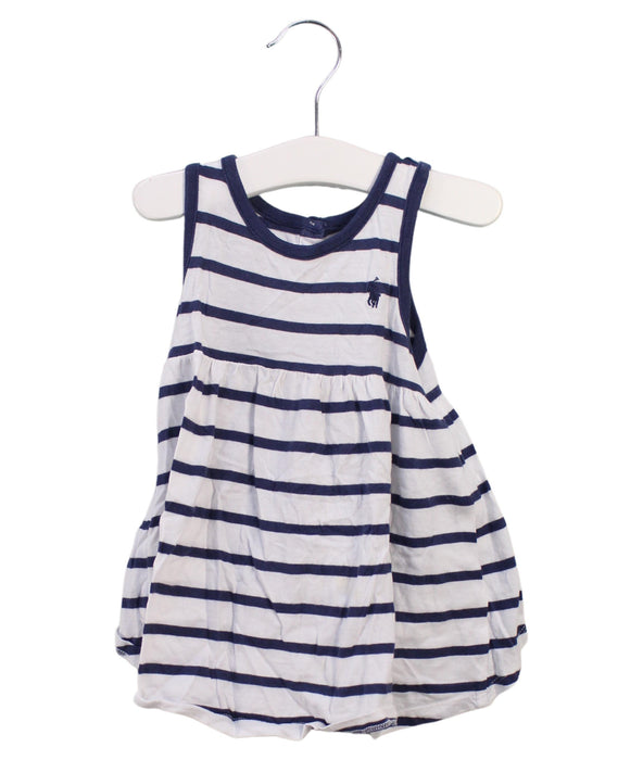 A White Sleeveless Dresses from Ralph Lauren in size 6-12M for girl. (Front View)
