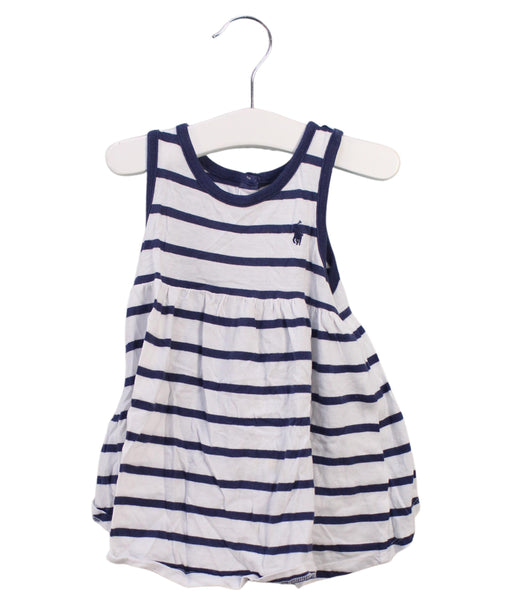 A White Sleeveless Dresses from Ralph Lauren in size 6-12M for girl. (Front View)