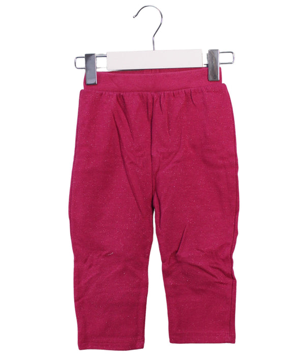 A Pink Sweatpants from DPAM in size 12-18M for girl. (Front View)