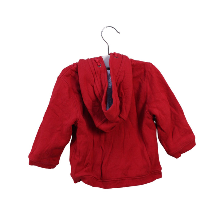 A Red Puffer/Quilted Jackets from Cyrillus in size 6-12M for boy. (Back View)