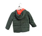 A Green Puffer/Quilted Jackets from DPAM in size 3T for neutral. (Back View)