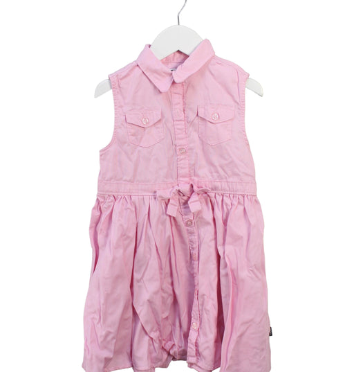 A Pink Sleeveless Dresses from DKNY in size 5T for girl. (Front View)