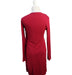 A Red Long Sleeve Dresses from Mayarya in size S for maternity. (Back View)