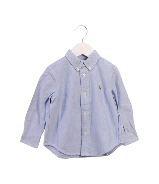 A Blue Shirts from Ralph Lauren in size 2T for boy. (Front View)