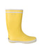 A Yellow Rain Boots from Aigle in size 9Y for girl. (Back View)