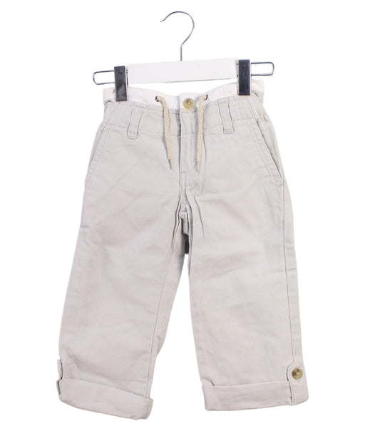 A Beige Casual Pants from Janie & Jack in size 3T for boy. (Front View)