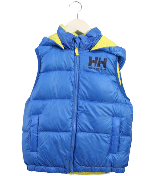 A Blue Outerwear Vests from Helly Hansen in size 7Y for boy. (Front View)