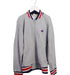 A Grey Zippered Sweatshirts from Champion in size 10Y for boy. (Front View)