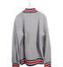 A Grey Zippered Sweatshirts from Champion in size 10Y for boy. (Back View)