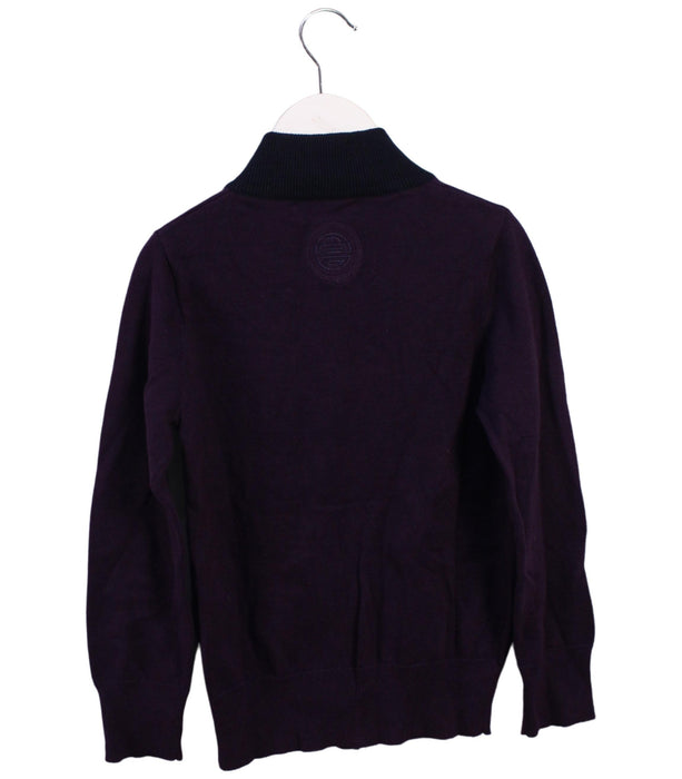 A Purple Knit Sweaters from Shanghai Tang in size 4T for boy. (Back View)