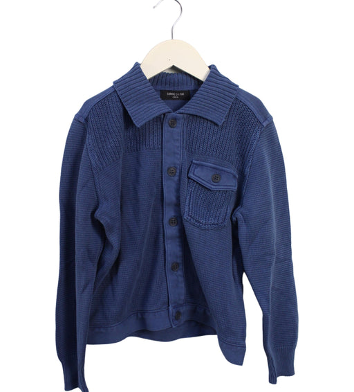 A Blue Knit Sweaters from Comme Ca Ism in size 7Y for boy. (Front View)