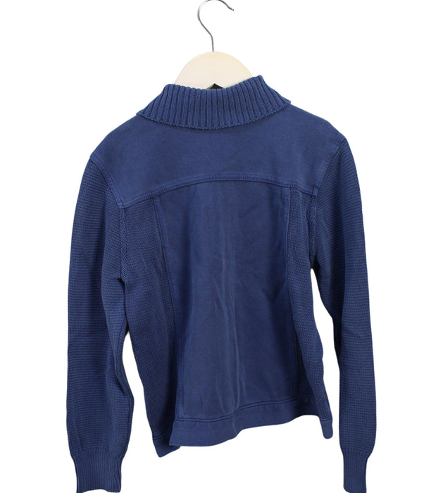 A Blue Knit Sweaters from Comme Ca Ism in size 7Y for boy. (Back View)