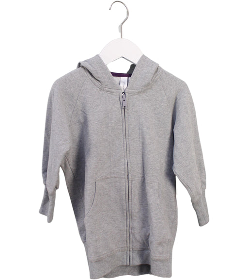 A Grey Zippered Sweatshirts from Y-3 in size 4T for boy. (Front View)