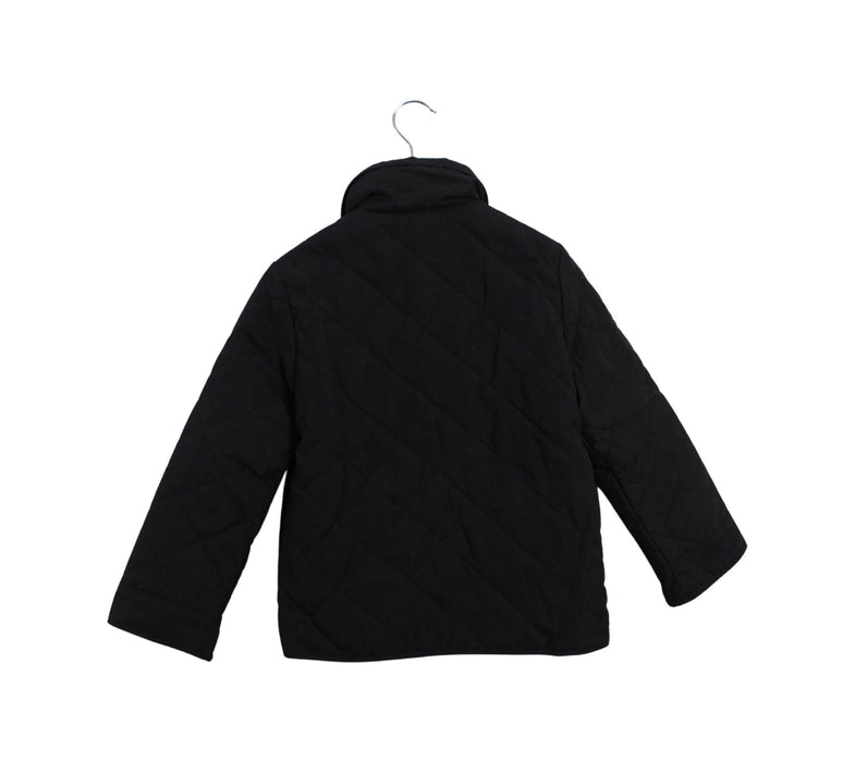 A Black Puffer/Quilted Jackets from Nicholas & Bears in size 4T for boy. (Back View)