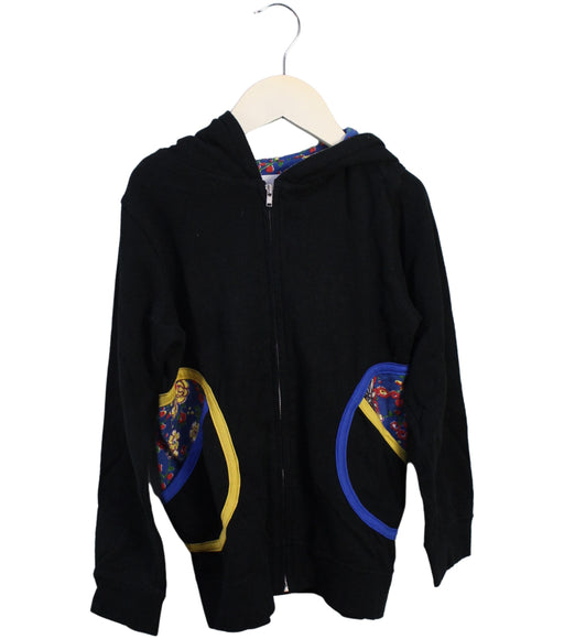 A Black Zippered Sweatshirts from Tsumori Chisato in size 7Y for boy. (Front View)