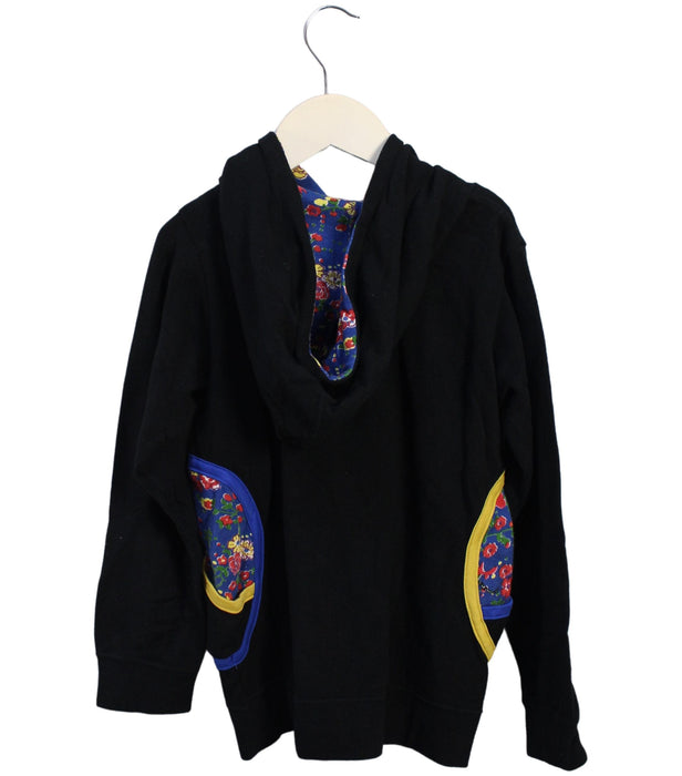 A Black Zippered Sweatshirts from Tsumori Chisato in size 7Y for boy. (Back View)