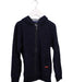 A Navy Zippered Sweatshirts from Boss in size 6T for boy. (Front View)