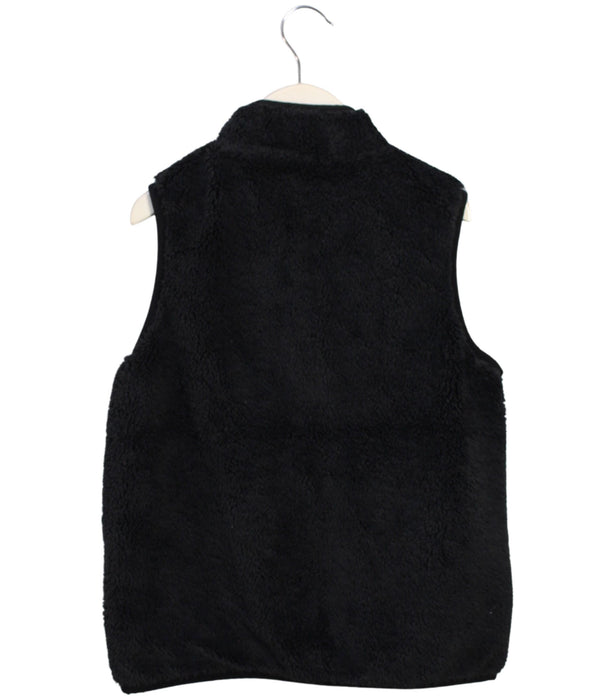 A Black Outerwear Vests from Miki House in size 7Y for boy. (Back View)